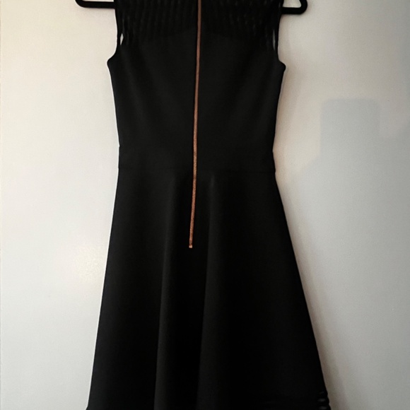 Ted Baker Eleese Mesh Detail Skater Dress - Size 0 - Picture 3 of 4